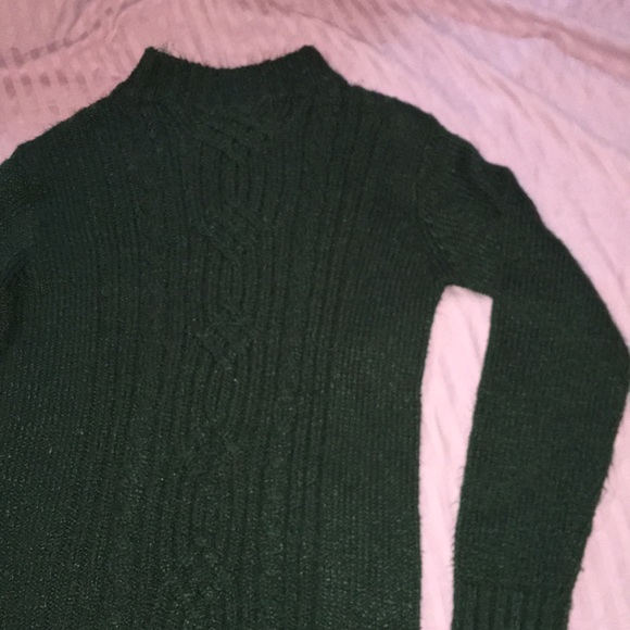 Dark Green Sweater size M - Picture 3 of 4